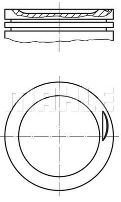 PİSTON,SEGMAN (+0.50)(82.51MM) VW PASSAT / ALT / AUDI A4 / A6