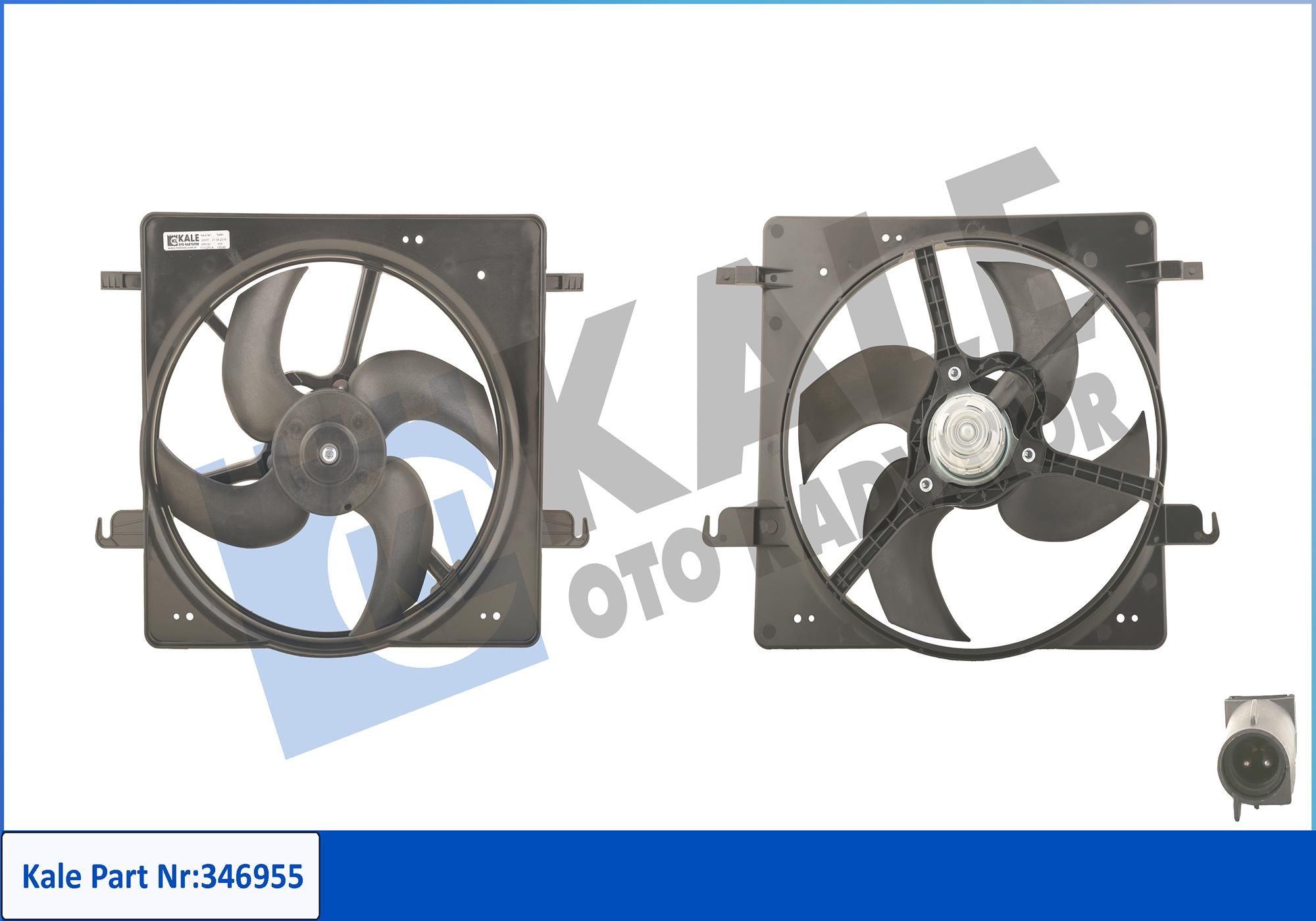 FAN MOTORU (DAVLUMBAZLI)(NAC) (80W 12V) FORD KA 1.3I 96-03