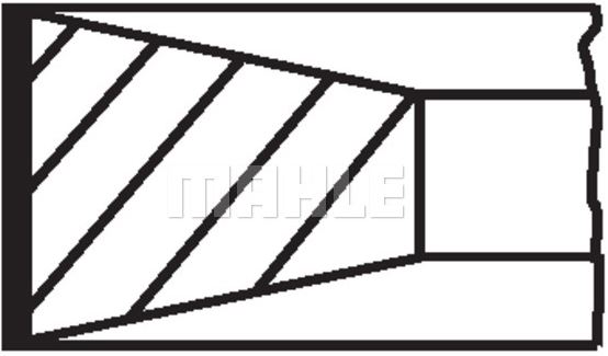 SEGMAN (+0.50)(80.50MM) PEUGEOT 405 1.8 TD 88- XUD7TE