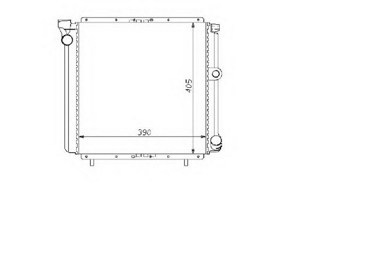 SU RADYATÖRÜ (BRAZİNG)(MT)(BRN049) RENAULT R9 / R11 / BROADWAY / SPRING 1.4 1.6 82<88