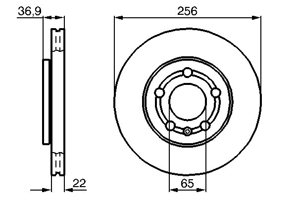 FREN DİSKİ (ÖN)(256MM) VW BORA 00- / GOLF IV 97- / POLO 02- / POLO V 11- / AUDI A1 16- / A3 96- / SEAT CORDOBA 02- / IBIZA III 05- / IBIZA IV 15- / SKODA FABIA I 99- / FABIA II 07- / OCTAVIA 97-