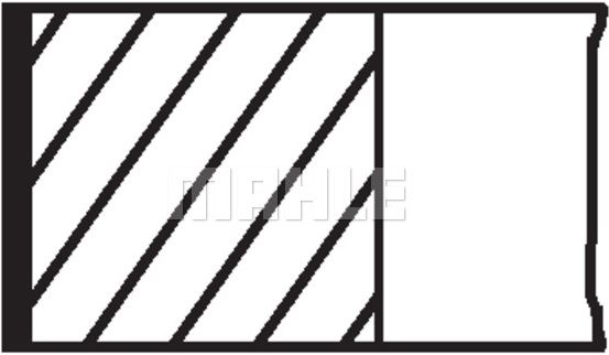 SEGMAN (STD)(84.00MM) PEUGEOT 504 1.8 68- / 505 1.8 81- / J7