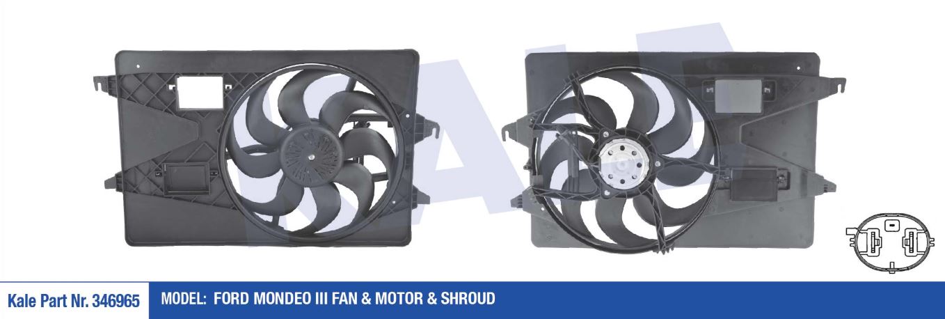 FAN MOTORU (DAVLUMBAZLI) FORD MONDEO III 2.0TD-2.5-3.0