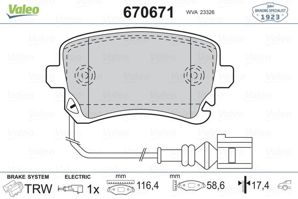 DİSK BALATA (ARKA) VW TRANSPORTER T5 1.9 TDI-2.0-2.0 TDI-2.0 TSI 09-15 / T6 2.0 TDI 15-