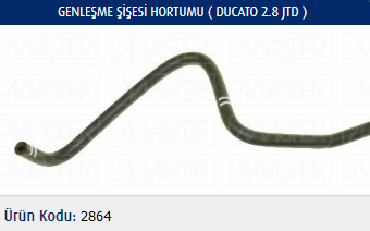 GENLEŞME ŞİŞESİ HORTUMU FIAT DUCATO 2.0-2.2-2.8 JTD 02-