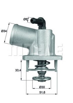 TERMOSTAT (92°C) OPEL ASTRA G 1,4 1,6 16V 98-09