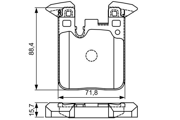 DİSK BALATA (ARKA) BMW F30 / F20 / F22 / F87 / F23