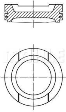 PİSTON,SEGMAN (STD)(81.01MM) AUDI / VW POLO / GOLF IV 1.6