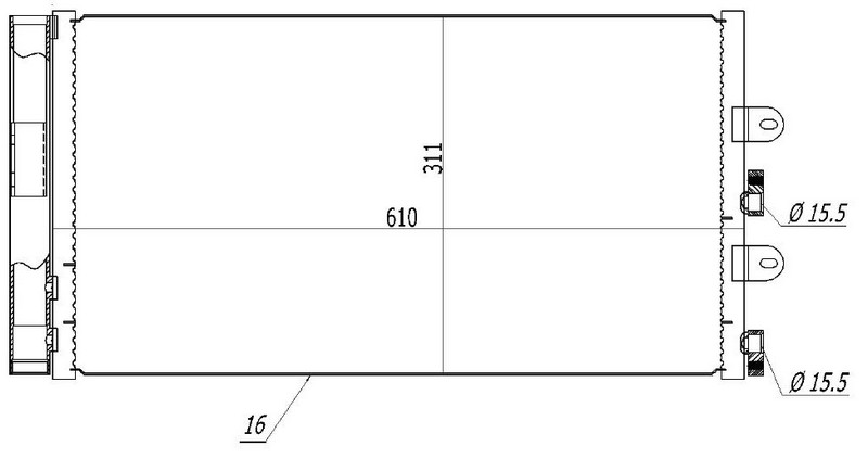 KLİMA RADYATÖRÜ(CFI679) PUNTO II 1.2İ/1.2 16V 03-