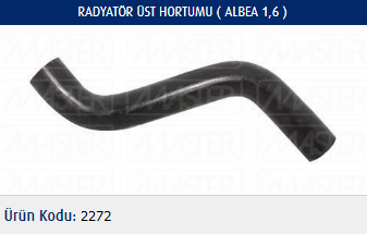 RADYATÖR ÜST HORTUMU FIAT PALIO 1.6 16V 02- / ALBEA 1.6 16V 02-