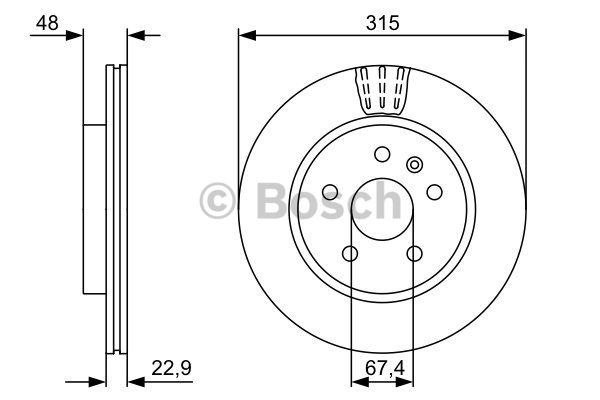 FREN DİSKİ (ARKA)(315MM) OPEL INSIGNIA 1.4-1.6-1.8-2.0 CD