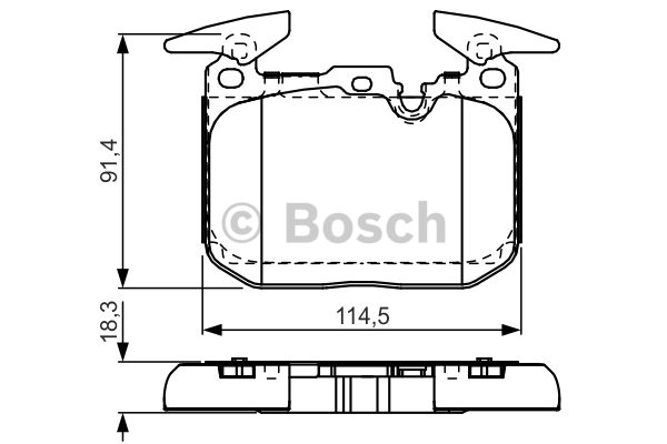 DİSK BALATA (ÖN)(YENİ NO:0986494947) BMW 116D-120D-220D 12-