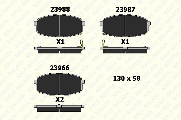 DİSK BALATA (ÖN) HYUNDAI İ30 - KIA CEEDS, PRO CEE