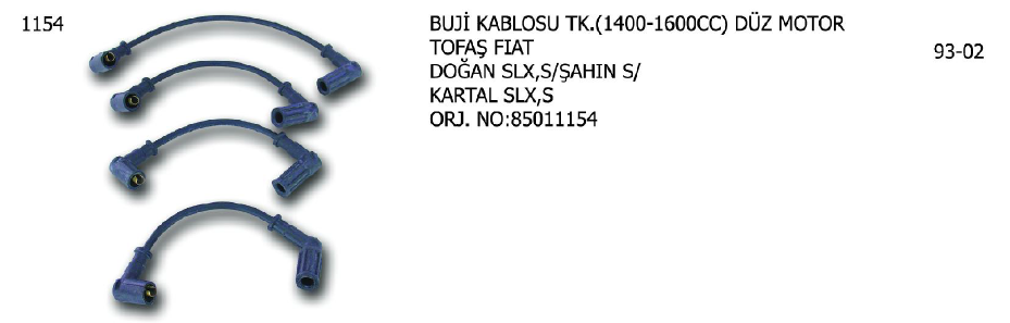 BUJİ KABLOSU FIAT ŞAHİN / M131 Y.M