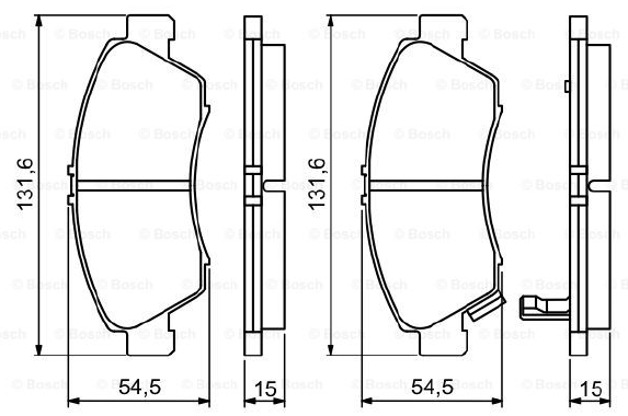 DİSK BALATA (ÖN) HONDA JAZZ 02-08 / CIVIC 1.5 92-95 / CIVIC 1.4 00-