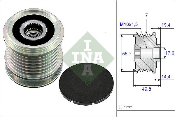 ALTERNATÖR KASNAĞI (7 KANAL) M.BENZ C-SERİSİ (W203-W204) / CLK (C209) / E-SERİSİ (S212-W212) / SPRINTER