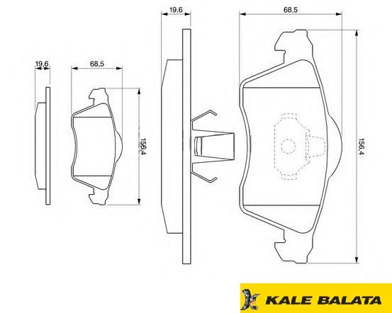 DİSK BALATA (ÖN) VW TRANSPORTER T4