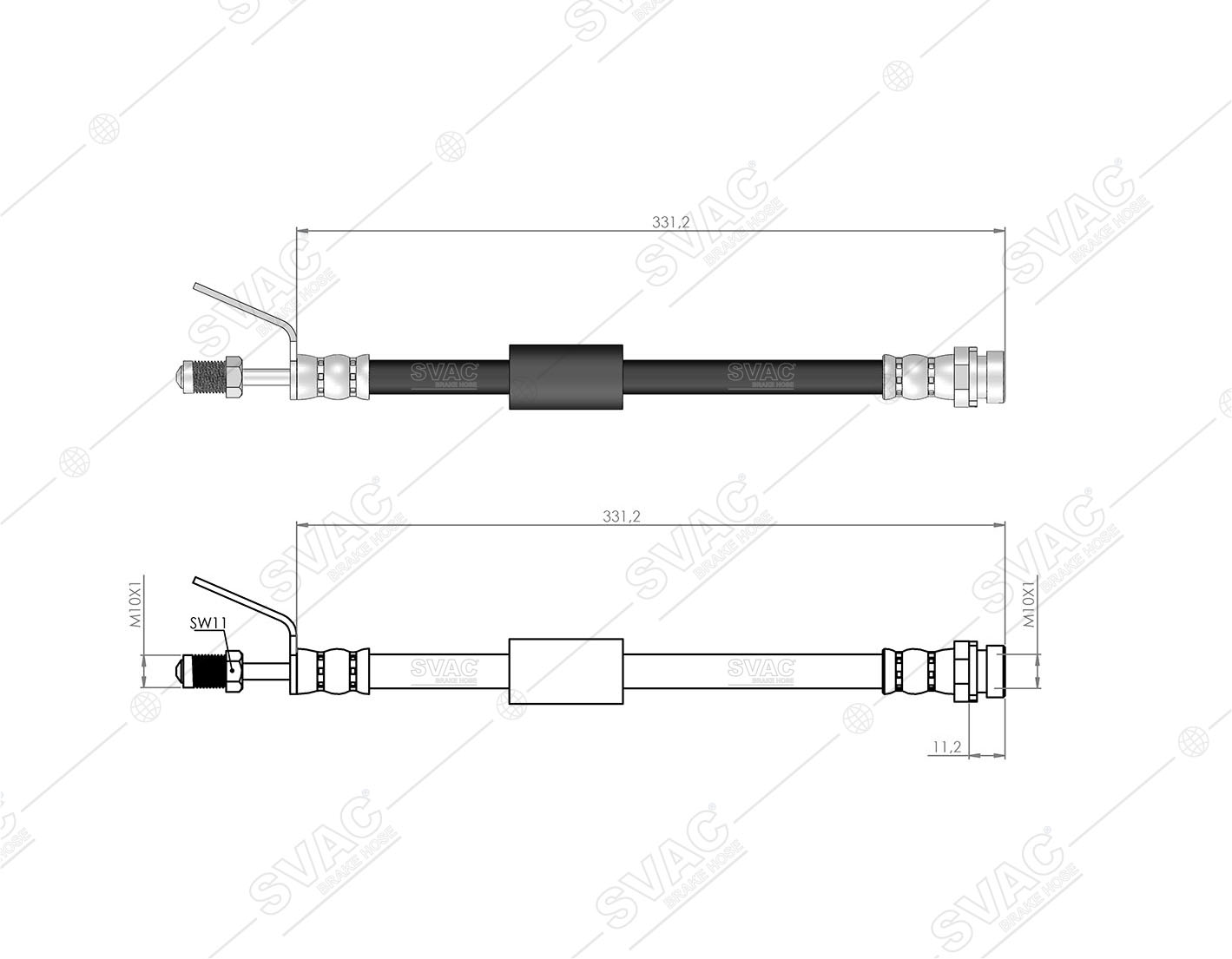 FREN HORTUMU (ÖN) FORD TRANSIT V347 06-