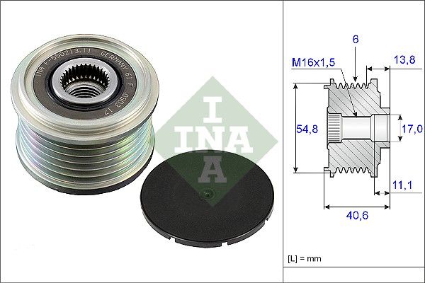 ALTERNATÖR KASNAĞI (6 KANALLI) RENAULT CAPTUR / CLIO II-III-IV / FLUENCE / KADJAR / KANGOO / LAGUNA / MEGANE II-III-IV / MODUS / SYMBOL III