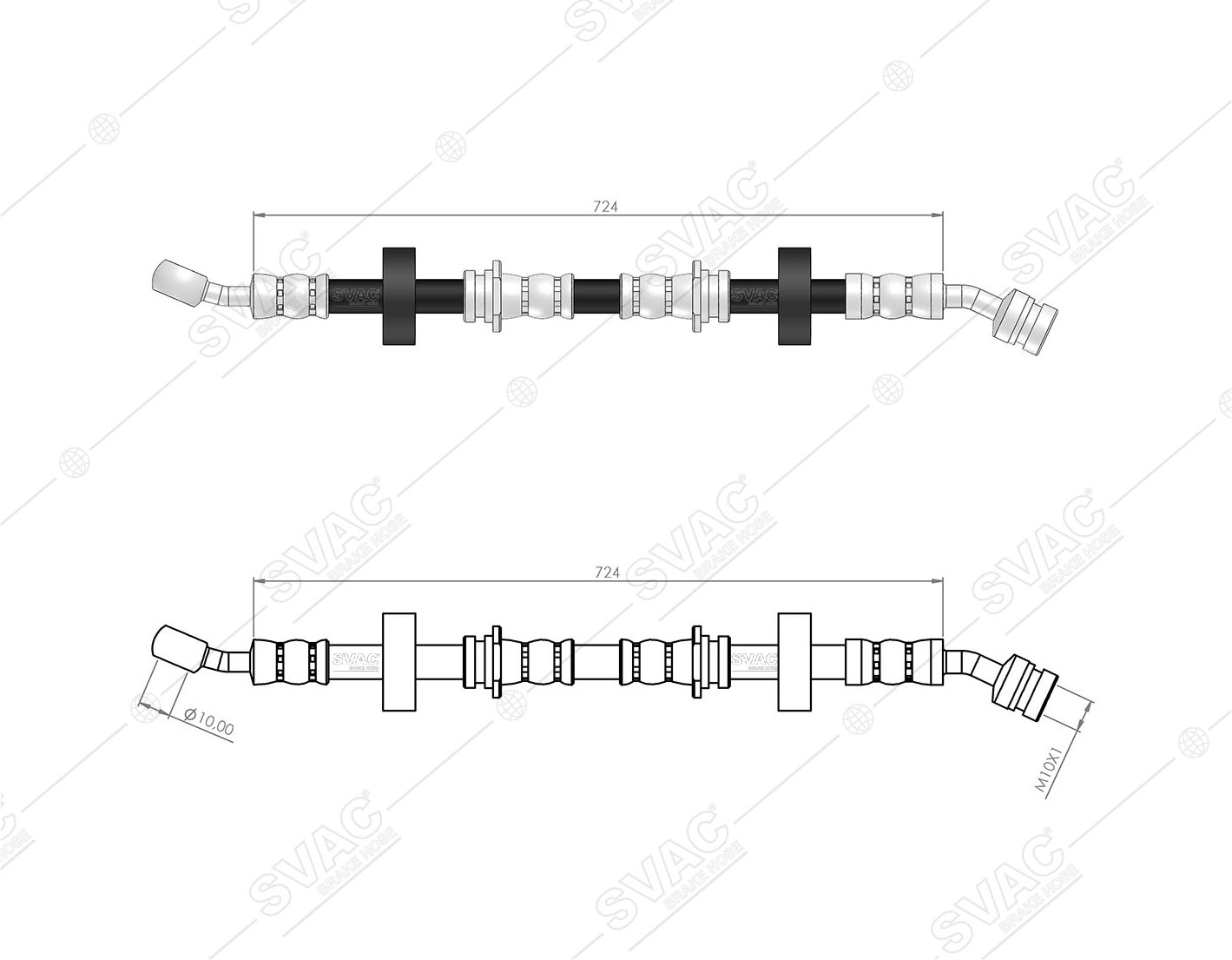 FREN HORTUMU (ÖN)(SAĞ) SUZUKI VITARA 88-98 / X-90 95-97