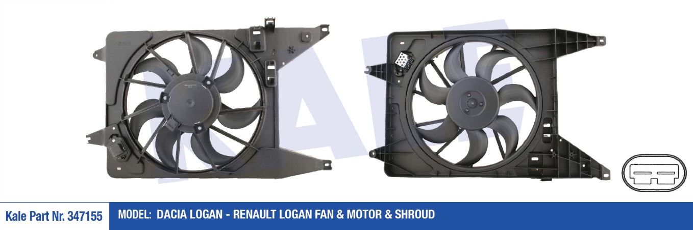 FAN MOTORU (DAVLUMBAZLI) RENAULT LOGAN