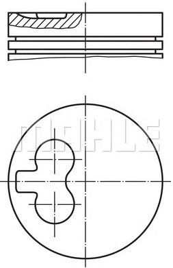 PİSTON,SEGMAN (+0.40)(77.00MM) CITROEN SAXO 1,5D 96-04 / NISSAN MICRA II (K11) 1,5D 98-03 / PEUGEOT 106 I - II 1,5D 94-04