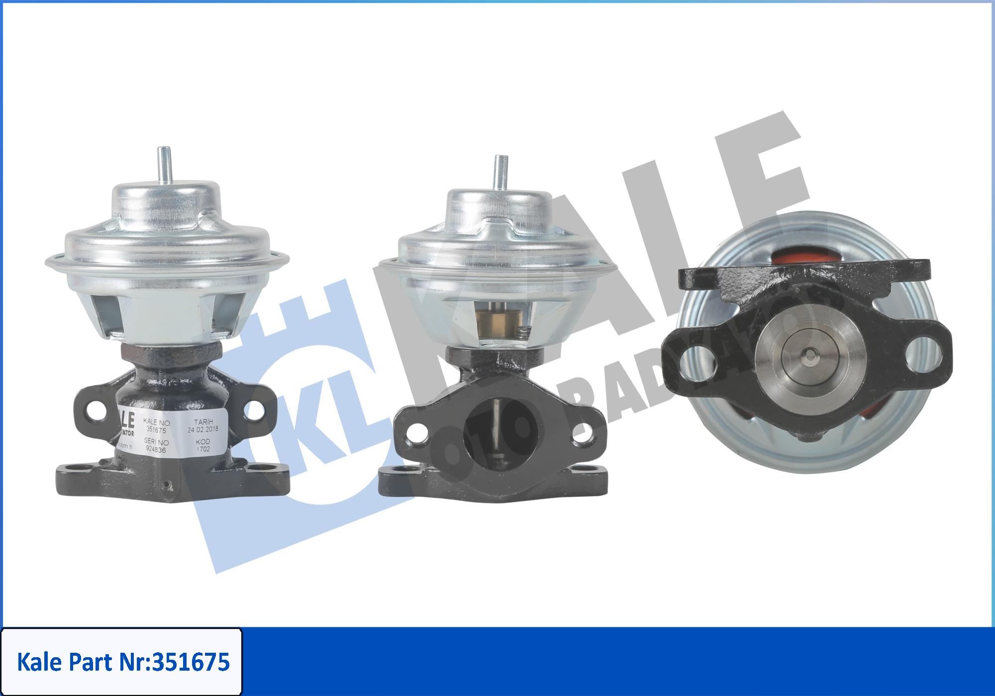 EGR VALFI HYUNDAI SANTA FE / TRAJET 2.0CRDI 01<06 - KIA CARENS II 02=> / CERATO 04=> 2.0CRDI