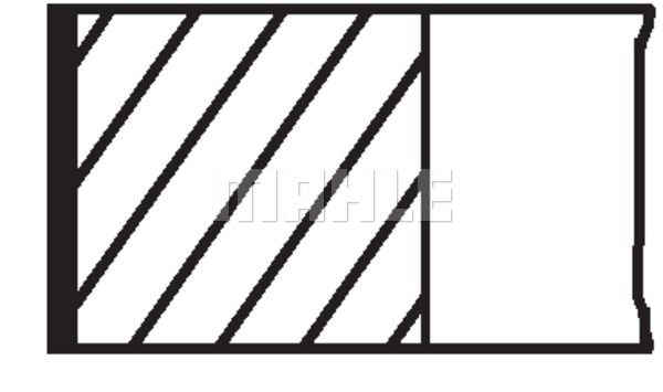 SEGMAN (+0.50)(76.50MM) FORD (01573R2) FOCUS II FOCUS II C MAX 05-11 MONDEO ZETEC S 07-16 ZETEC