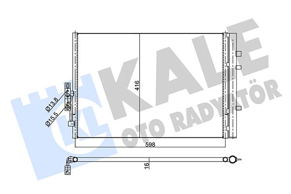 KLİMA RADYATÖRÜ (BRAZİNG)(KURUTUCULU) BMW X3 (F25) 2.8İ 11-