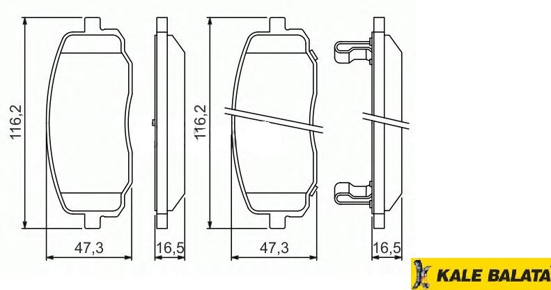 DİSK BALATA (ÖN) HYUNDAI İ10 / KIA PICANTO