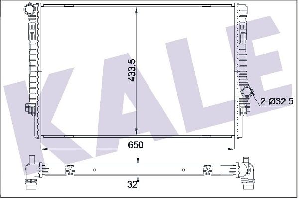 SU RADYATÖRÜ (BRAZING)(AT/MT) AUDI A3 / TT - SEAT ATECA / LEON - SKODA