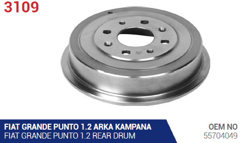 KAMPANA (ARKA) FIAT GRANDE PUNTO 1.2