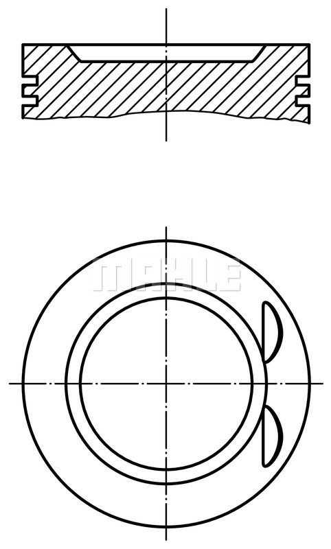 PİSTON,SEGMAN (75MM) VW POLO V 1.0 14- / SKODA FABIA III 1.0 TSI 14-21 / SEAT IBIZA V 1.0 17- (CHY-CPG-DAF)