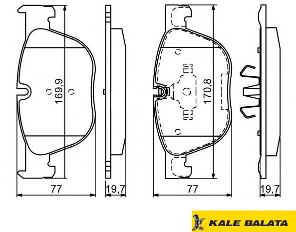 DİSK BALATA (ÖN) BMW X5 (E70) 06- / X6 (E71-E72) 08-