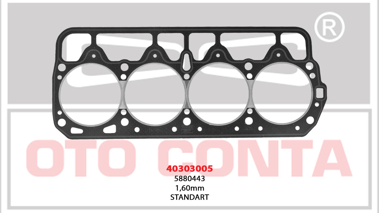 SİLİNDİR KAPAK CONTASI (1,60 MM)(STD SİLİKONLU) FIAT TOFAŞ M131 1.3-1.6