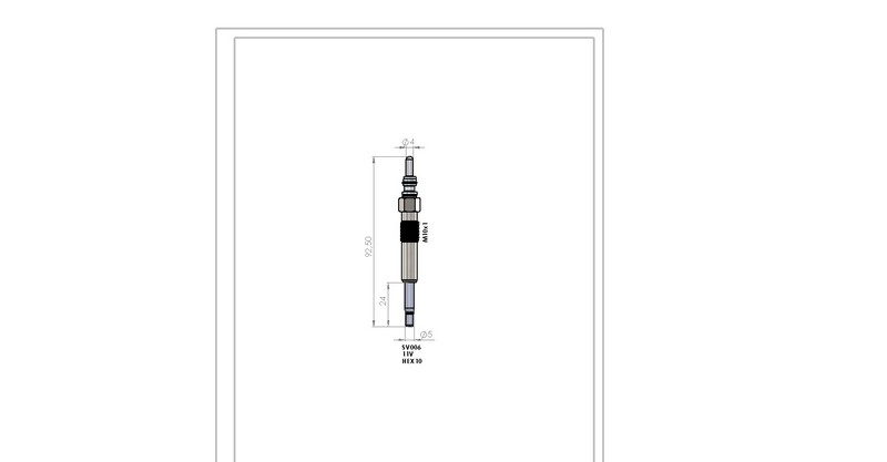 KIZDIRMA BUJİSİ (11,0V) VW TRANSPORTER T4 2.5 TDI ACV / BORA / CADDY / GOLF / PASSAT / 1.9TDI / POLO / LT35 2.5 TDI / AUDI A3 / A4 / A6 1.9 TDI