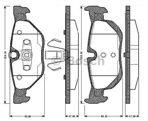 DİSK BALATA (ARKA) BMW 116İ-D 04-/316İ-D 05-/320D