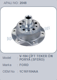 PORYA (ÖN)(ÇİFT TEKER) FORD TRANSİT V184