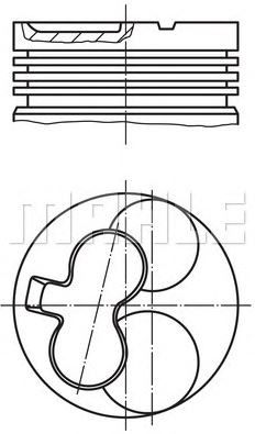 PİSTON,SEGMAN (+0.50)(79.00MM) OPEL-XATD 1.7 TD