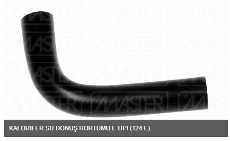 KALORİFER SU DÖNÜŞ HORTUMU (L TİPİ) FIAT TOFAŞ M131 / M124 DKŞ