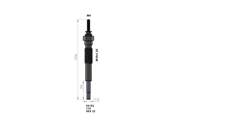 KIZDIRMA BUJİSİ (11,0V) TOYOTA RUNNER / LAND CRUISER 3,0D