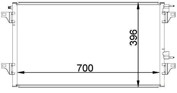 KLİMA RADYATÖRÜ(CRN852) LAGUNA II 01+