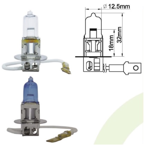 AMPUL , HALOJEN 24V. H3 70W