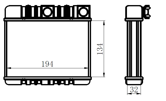 KALORİFER RADYATÖRÜ(KBM001) 3 E46 3.16İ/3.20 İ/3.20D