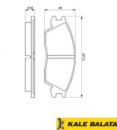 DİSK BALATA (ÖN) HYUNDAI ACCENT-EXCEL-ELANTRA-PONY