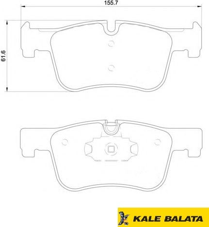 DİSK BALATA (ÖN) BMW 1 (F20-F21) 13- / BMW 3 (F30-F80) 15- / BMW 4 (F32-F82) 13-