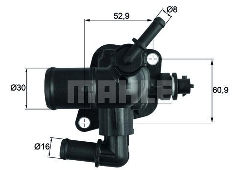 TERMOSTAT (88°C) FIAT EGEA Station wagon 1.3 D 16- / BIPPER 1.3 HDi 75 10-