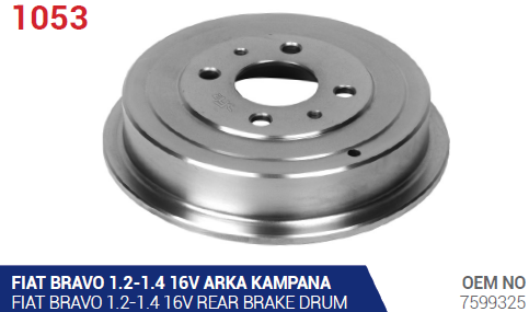 KAMPANA (ARKA) FIAT BRAVA 1.2 / 1.4 16V