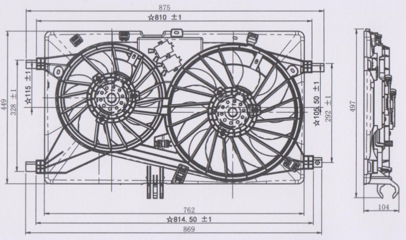 FAN MOTORU (DAVLUMBAZLI)(FRN076R) RENAULT MASTER III