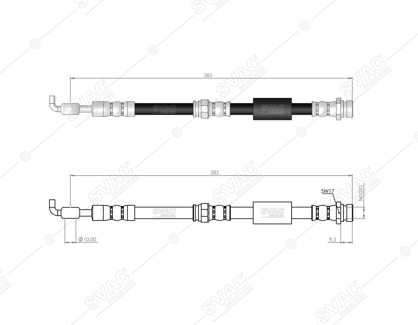 FREN HORTUMU (ÖN) MAZDA 323 F VI 98-01 / 323 S VI 98-04 / PREMACY 01-05